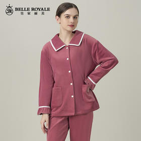 皇家丽美睡衣女士冬季澳洲绒加绒珊瑚绒家居服冬天JJT9795