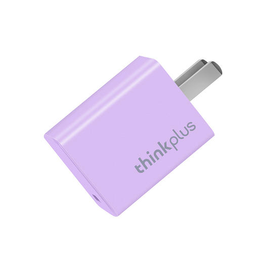 thinkplus口红电源 GaN Nano 65W（ 可选 黑色/蓝色/绿色/紫色） 商品图0