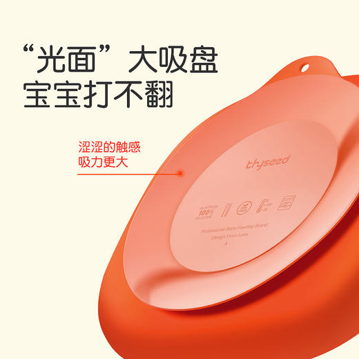 Thyseed世喜 宝宝儿童3D不锈钢叉勺 硅胶餐盘圆润边边防滑握柄设计 12月+ 商品图8