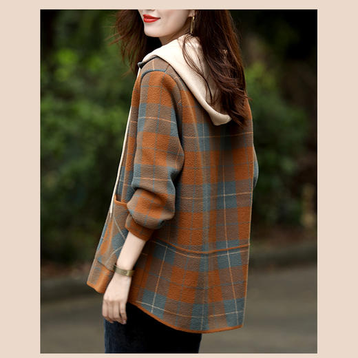 裁缝学苑AQ147 连帽中长款外套纸样女装口袋上衣新款衣服样板裁剪 商品图3