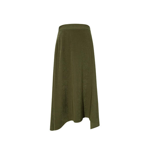 【商场同款】麦檬冬简约不规则下摆高腰半身裙5CA142101 商品图4