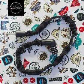 德国ABUS 单车防盗 5805C 便携 轻巧 安全 自行车锁 锁密码链条锁