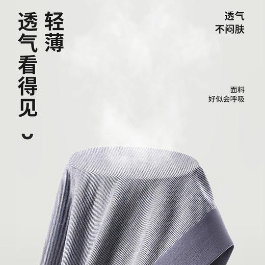 雅黛丽平角内裤男士短裤头薄款无痕中腰四角裤高弹透气条纹裤衩男 商品图4