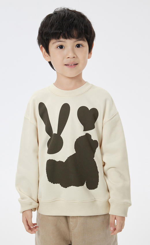 JNBY  23年春款  动物剪影图案套头卫衣  1N1413750 商品图8