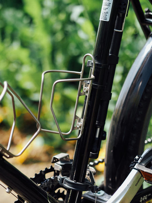 BOSKEY不死骑定制 水壶架 复古 304 不锈钢 自行车 旅行车 商品图1