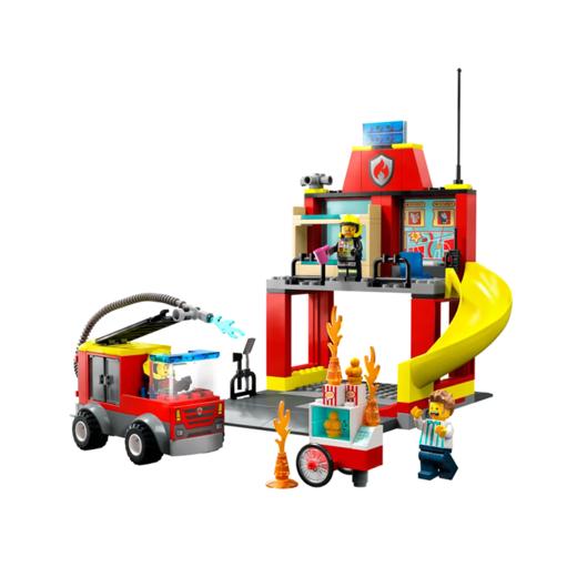 乐高积木L60375乐高城市系列消防局与消防车 商品图2