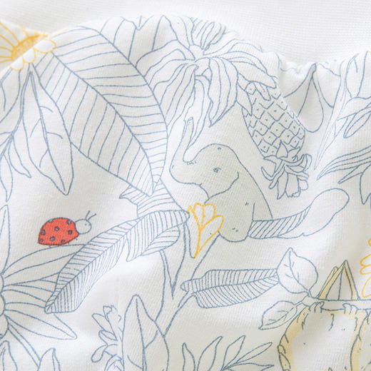 英氏丛林鹦鹉圆帽新生儿胎帽0-3月男女宝宝圆帽YLSJJ0P005A 商品图3