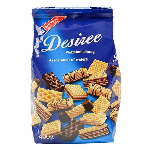 汉斯星期五荻爱怡混装曲奇华夫饼干400g/袋 商品图0