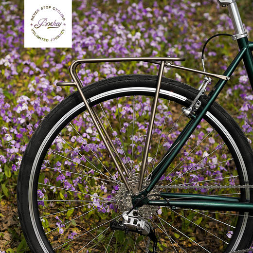 骑迹 不锈钢 旅行通勤 GRAVEL 700c 26寸碟刹 简约 自行车后货架 商品图1