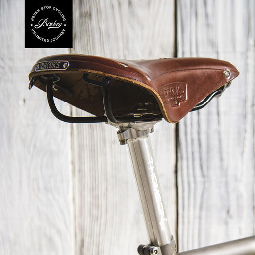英国BROOKS B17 手工经典复古牛皮 小布 城市旅行 自行车舒适坐垫 商品图0