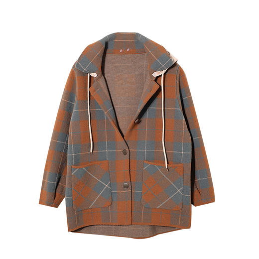 裁缝学苑AQ147 连帽中长款外套纸样女装口袋上衣新款衣服样板裁剪 商品图4