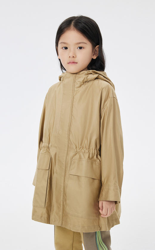 JNBY   23年春款  宽松连帽短款风衣  1N1914020 商品图4