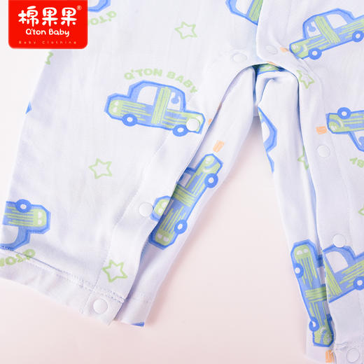 棉果果商场同款春季新品男童兰精莫代尔对开哈衣舒适柔软亲肤好穿M111722423098 商品图3