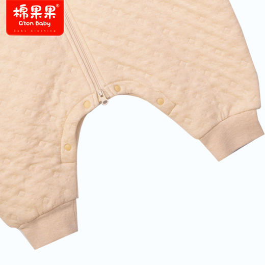 商场同款春季新品新疆彩棉三层夹棉舒适天然环保空气层分腿睡袋M505570622080 商品图3