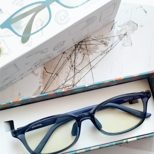 日本minokids儿童防蓝光眼镜近视护眼护视力护目镜 商品图2