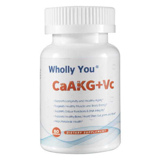 【跨境】CaAKG+维生素C抗衰增肌胶囊535mg*60颗/瓶-SHYB 商品图0