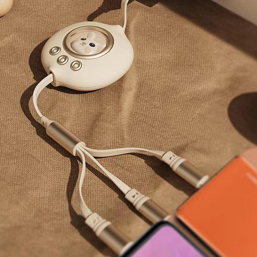 幻响 大展宏兔抽拉快充数据线HD-E25 商品图0