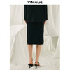 VIMAGE纬漫纪春季新款高腰复古印花半身裙 V1901507 商品缩略图4