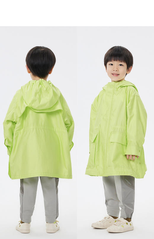 JNBY   23年春款  宽松连帽短款风衣  1N1914020 商品图8