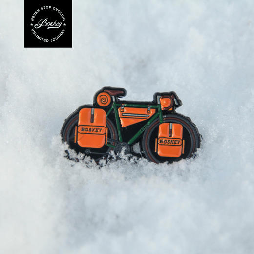 BOSKEY No.21 ins 自行车旅行 原创 服装 个性 胸针徽章 配饰周边 商品图2