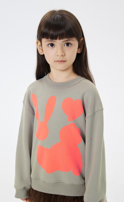 JNBY  23年春款  动物剪影图案套头卫衣  1N1413750 商品图5