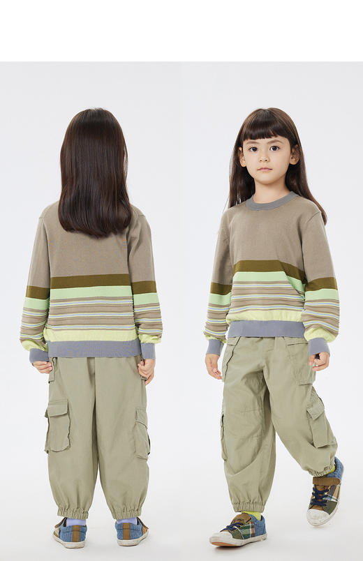 JNBY  23年春款  大口袋工装运动长裤  1N1E13220 商品图10