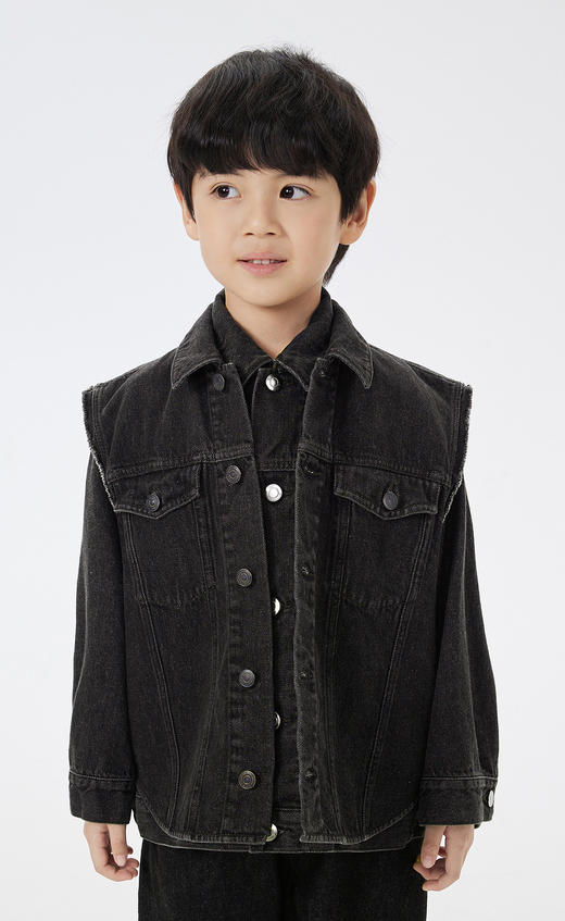 JNBY  23年春款  潮酷耐磨牛仔夹克  1N1513530 商品图6