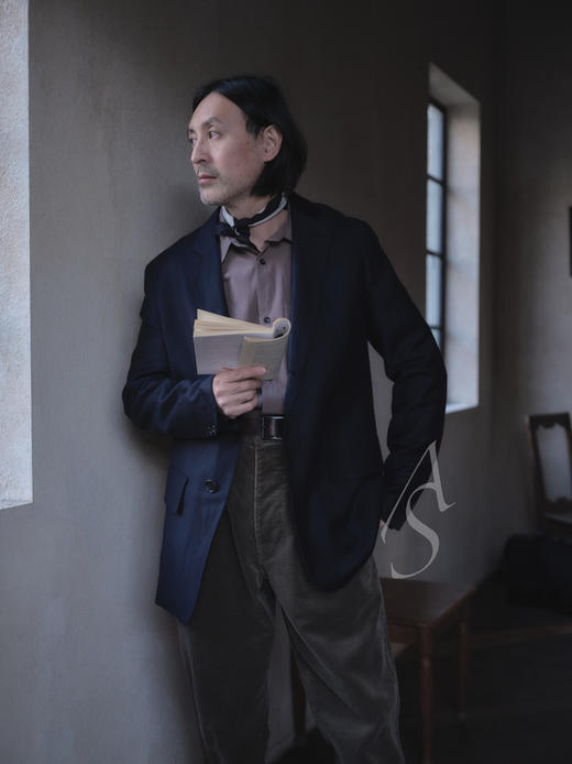 MHL  男士象灰绿灯芯绒直筒裤 商品图7