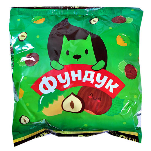 【中欧班列精选】俄罗斯糖果  原装进口巧力莲 整颗榛子仁夹心巧克力糖果 500g 商品图4