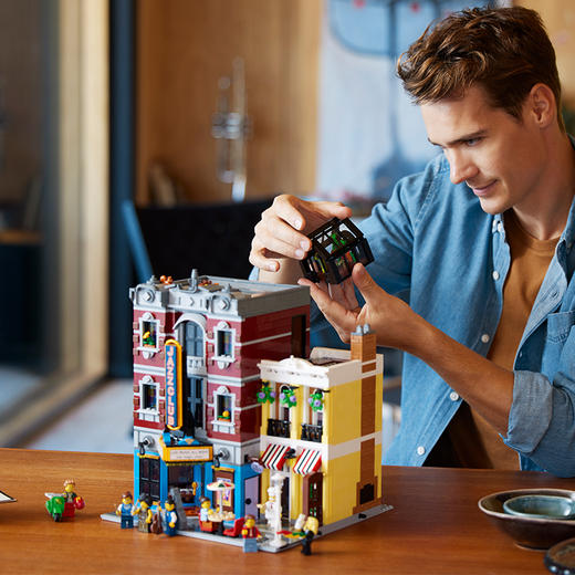 乐高积木L10312乐高经典创意系列爵士俱乐部披萨店 商品图1