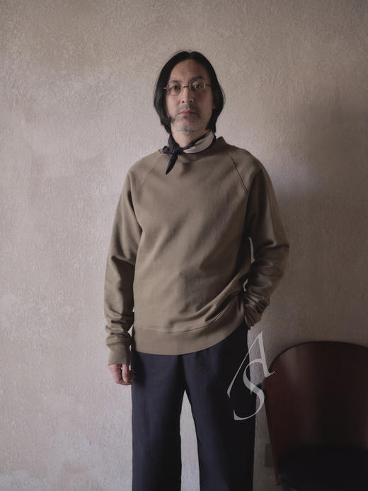 MHL  男士月桂绿/浅灰色长袖厚卫衣 商品图7