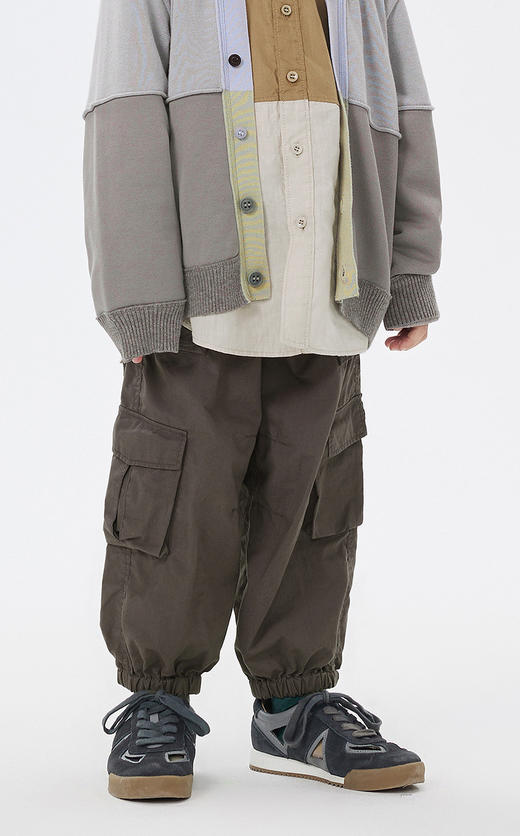 JNBY  23年春款  大口袋工装运动长裤  1N1E13220 商品图3