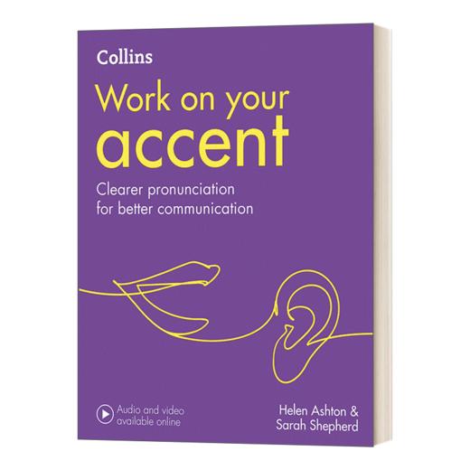 Collins 英文原版 Work on Your Accent Second edition 英语发音练习册 第二版 英文版 进口英语原版书籍 商品图1