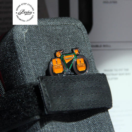 BOSKEY No.21 ins 自行车旅行 原创 服装 个性 胸针徽章 配饰周边 商品图1