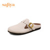 Safiya/索菲娅 复古一脚蹬2023年春季新款软底休闲外穿勃肯半拖鞋 SF31110144 商品缩略图12