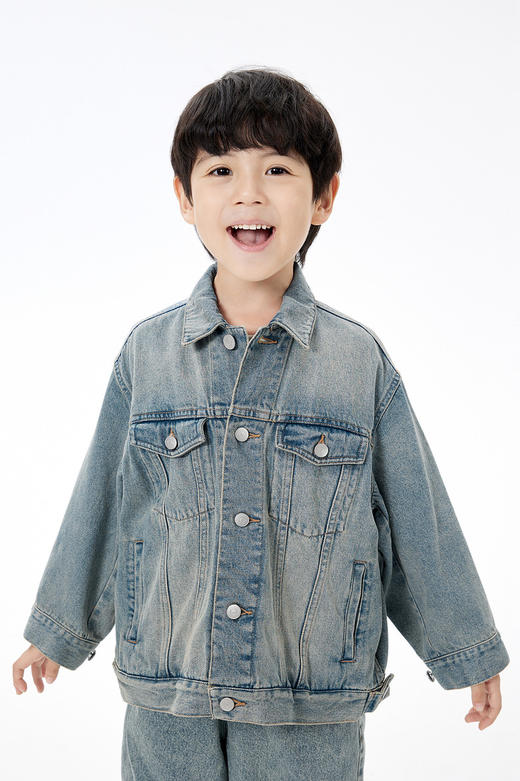 JNBY  23年春款  复古斜纹牛仔夹克  1N1613470 商品图0