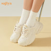 Safiya/索菲娅 街头风新潮2023年春季新款厚底松糕网面休闲老爹鞋  SF31112070 商品缩略图0