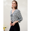EITIE爱特爱春季新款五分袖印花宽松小上衣6913606 商品缩略图2