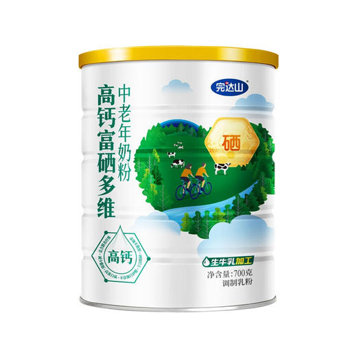 完达山高钙富硒多维中老年奶粉 700克 商品图0