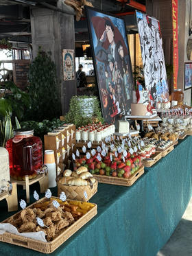 「甜品台」Bilibili  动漫主题 120人甜品台