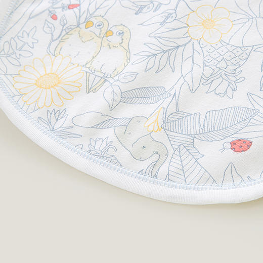 英氏宝宝吐奶巾口水巾新生婴儿围兜柔软隔奶围嘴YLSBJ0P002A 商品图3