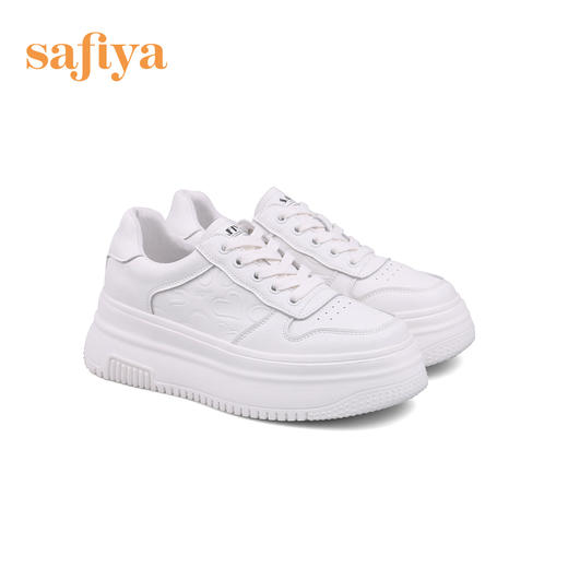 Safiya/索菲娅 2023年春季新款厚底增高透气网面休闲板鞋 SF31112036 商品图8