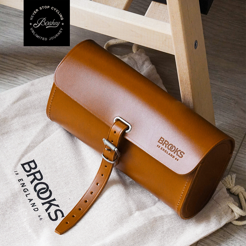 英国Brooks 小布 复古牛皮 皮革 自行车通用座包工具尾包