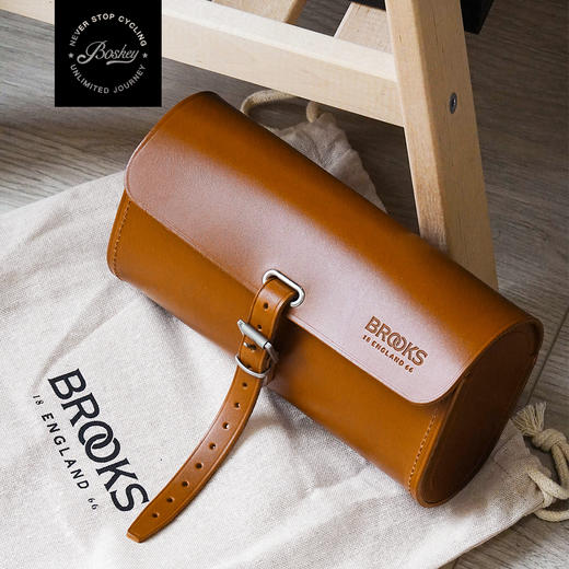 英国Brooks 小布 复古牛皮 皮革 自行车通用座包工具尾包 商品图0