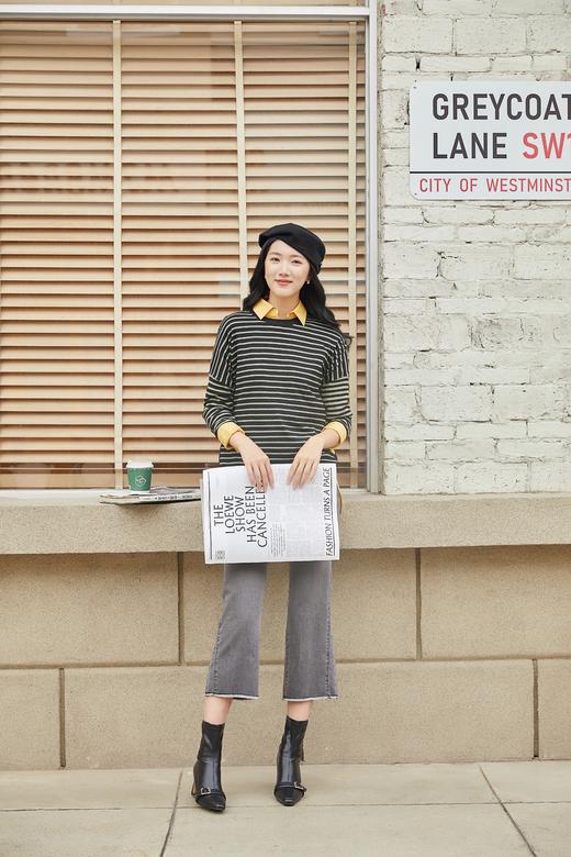 奇威复古微喇牛仔裤0DB02028 商品图1