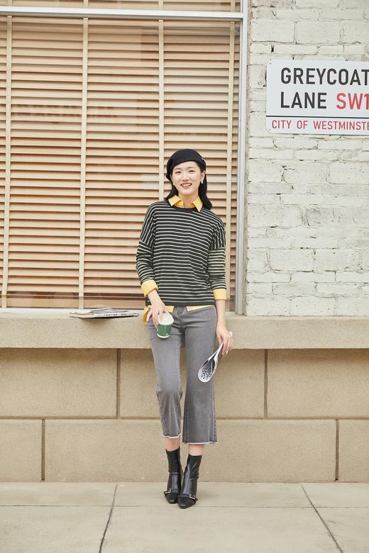 奇威复古微喇牛仔裤0DB02028 商品图4