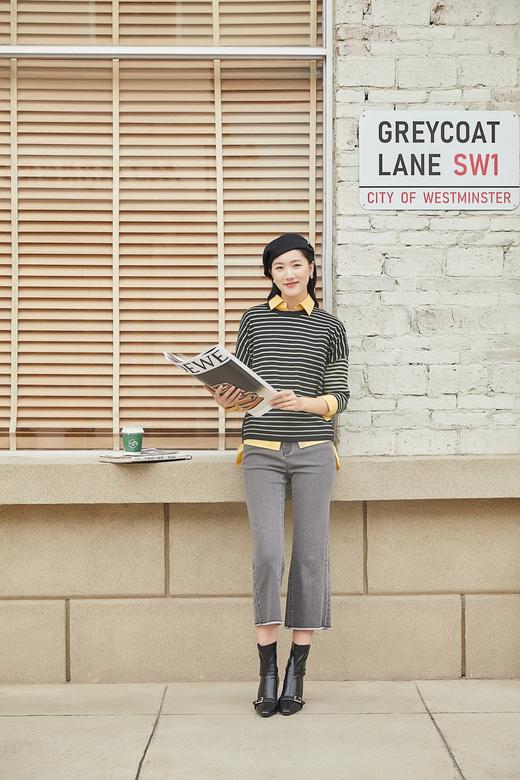 奇威复古微喇牛仔裤0DB02028 商品图2