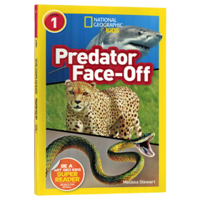 英文原版 National Geographic Kids Readers L1 Predator Face-Off 捕食者对峙 儿童课外阅读科普百科 英文版 进口英语原版书籍
