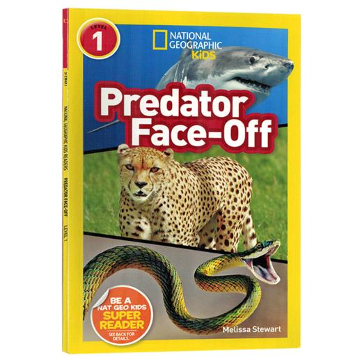 英文原版 National Geographic Kids Readers L1 Predator Face-Off 捕食者对峙 儿童课外阅读科普百科 英文版 进口英语原版书籍 商品图0