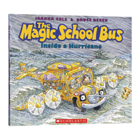 英文原版 神奇校车 穿越飓风 The Magic School Bus Inside a Hurricane 魔法校车校巴 Joanna Cole 进口原版英语书籍